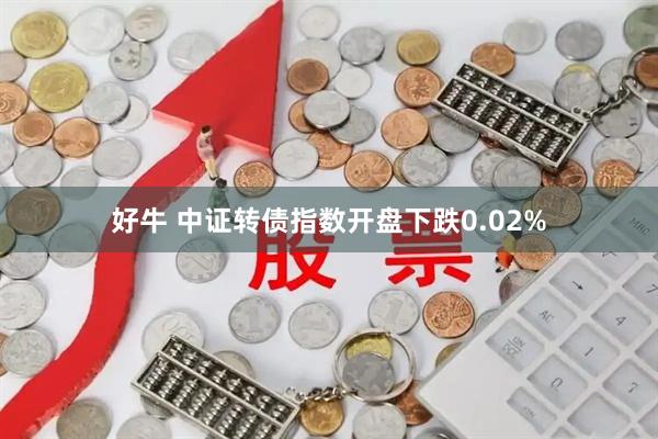好牛 中证转债指数开盘下跌0.02%